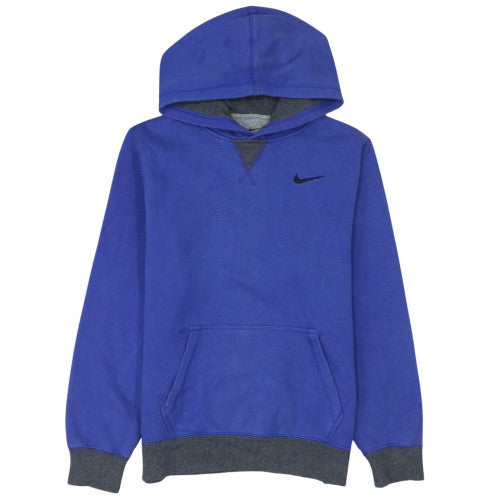 Teens UK Size XL Nike Blue Pullover Hoodie