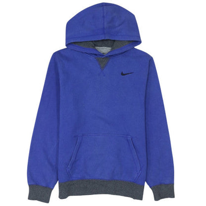 Teens UK Size XL Nike Blue Pullover Hoodie