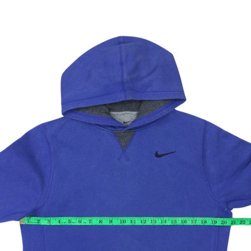 Teens UK Size XL Nike Blue Pullover Hoodie