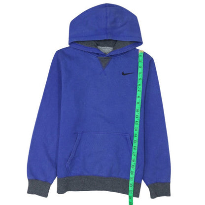 Teens UK Size XL Nike Blue Pullover Hoodie