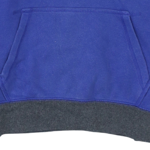 Teens UK Size XL Nike Blue Pullover Hoodie
