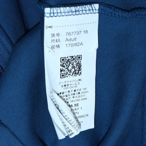 Mens UK Size S Puma Blue Full Zip Hoodie