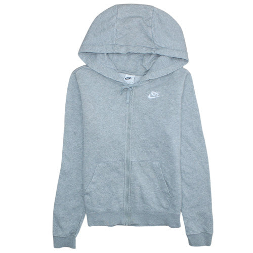 Mens UK Size XS Nike Grey Full Zip Hoodie