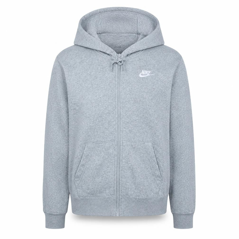 Mens UK Size XS Nike Grey Full Zip Hoodie
