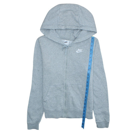 Mens UK Size XS Nike Grey Full Zip Hoodie