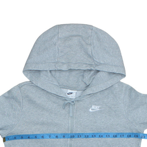 Mens UK Size XS Nike Grey Full Zip Hoodie