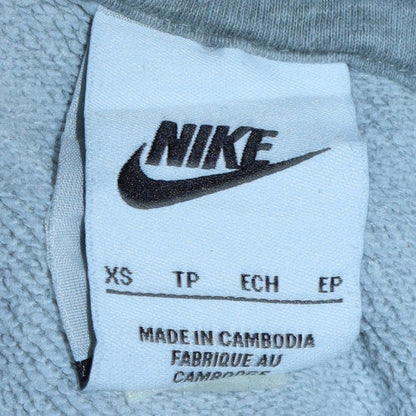 Mens UK Size XS Nike Grey Full Zip Hoodie