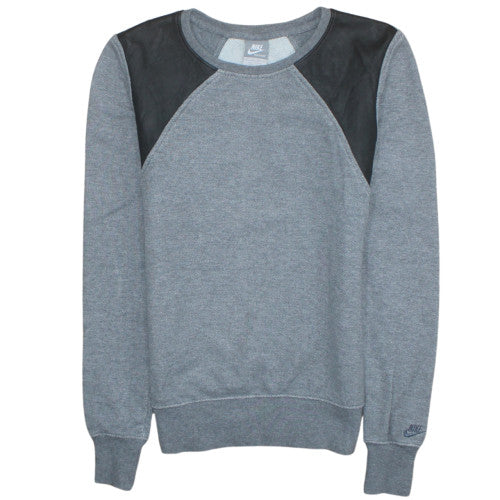 Mens UK Size XS Nike Grey Pullover Sweatshirt