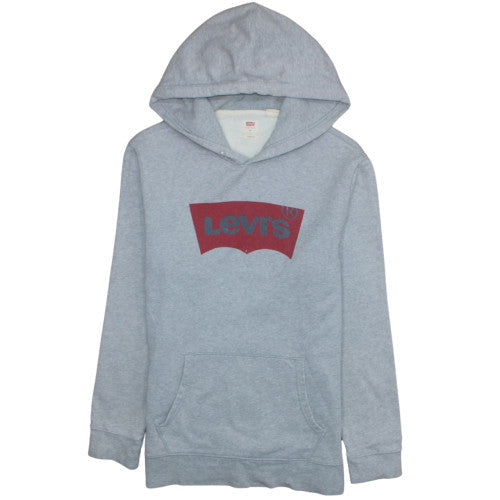 Mens UK Size M Levi's Grey Pullover Hoodie