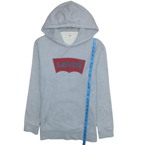 Mens UK Size M Levi's Grey Pullover Hoodie