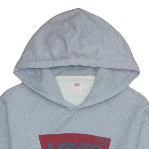 Mens UK Size M Levi's Grey Pullover Hoodie