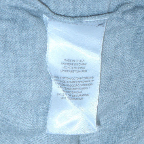 Mens UK Size XL Ralph Lauren Grey Henley Sweatshirt