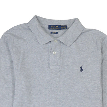 Mens UK Size XL Ralph Lauren Grey Henley Sweatshirt