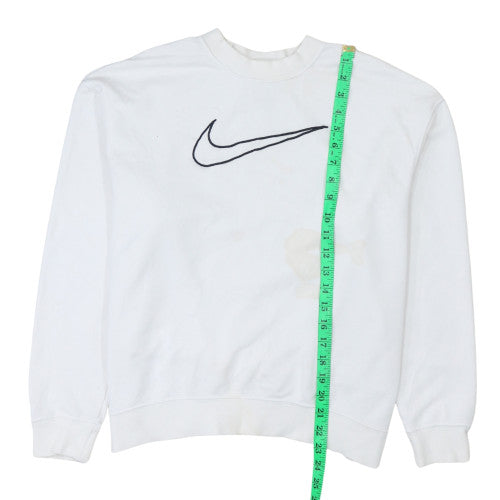 Mens UK Size S Nike White Pullover Sweatshirt