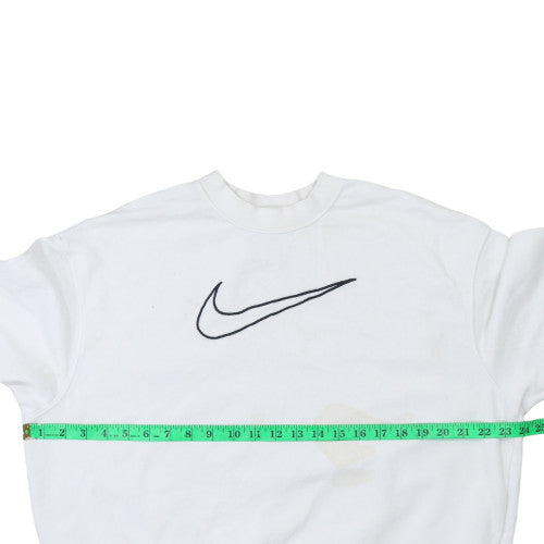 Mens UK Size S Nike White Pullover Sweatshirt