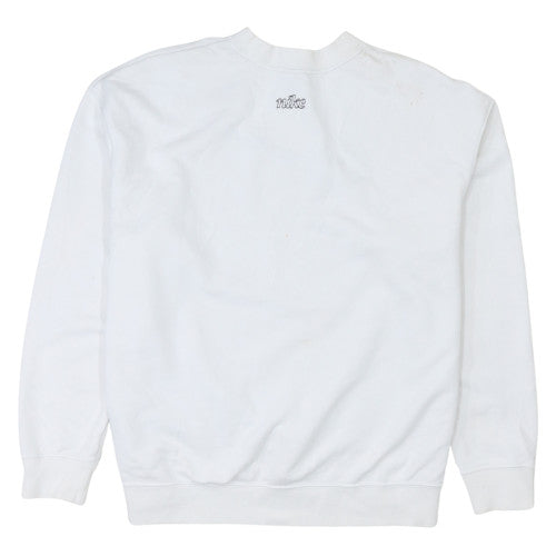 Mens UK Size S Nike White Pullover Sweatshirt