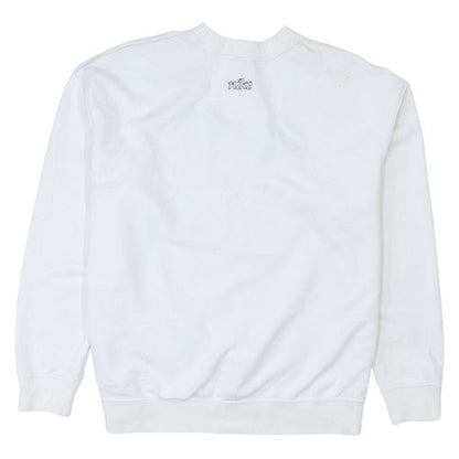 Mens UK Size S Nike White Pullover Sweatshirt