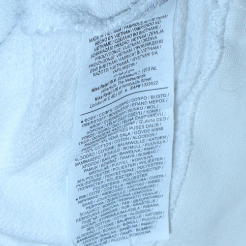 Mens UK Size S Nike White Pullover Sweatshirt