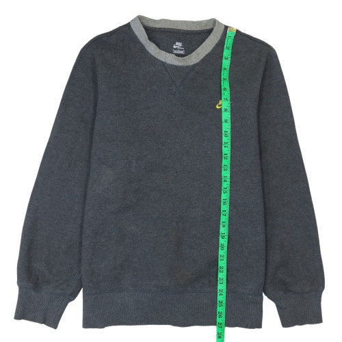 Mens UK Size L Nike Grey Pullover Sweatshirt