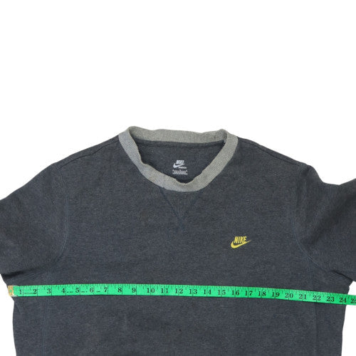 Mens UK Size L Nike Grey Pullover Sweatshirt