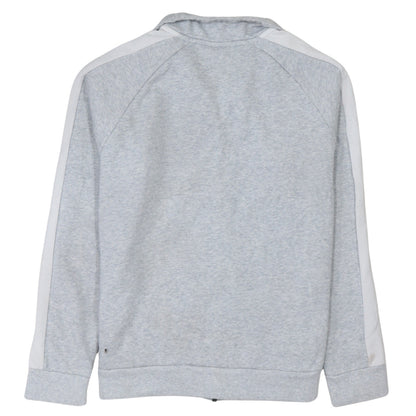 Mens UK Size M Puma Grey Full Zip Sweatshirt