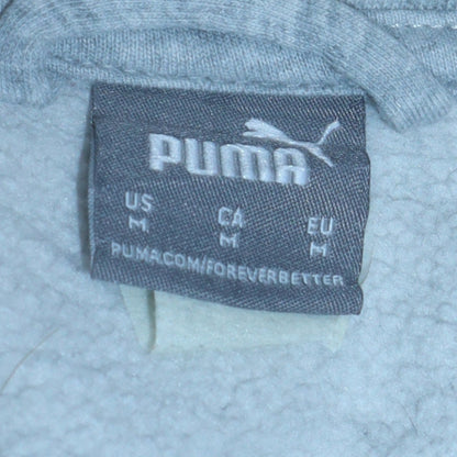 Mens UK Size M Puma Grey Full Zip Sweatshirt