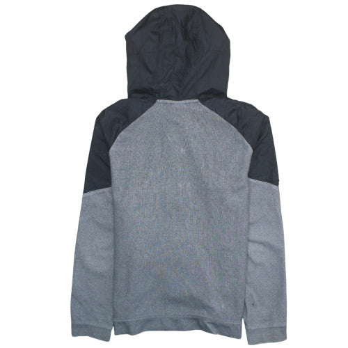 Mens UK Size L Nike Grey Full Zip Hoodie