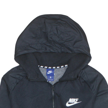 Mens UK Size L Nike Grey Full Zip Hoodie