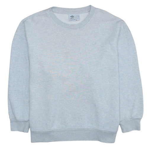 Mens UK Size L Adidas Grey Pullover Sweatshirt