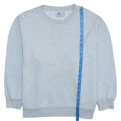 Mens UK Size L Adidas Grey Pullover Sweatshirt
