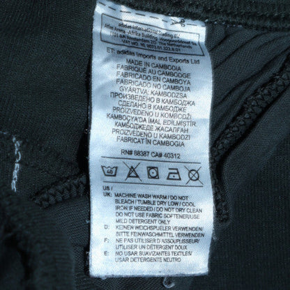 Adidas Girls Black Jogger Sweatpants 67% Cotton 33% Polyester Size 10 Years