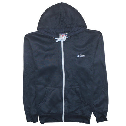 Mens UK Size M Lee Cooper Black Full Zip Hoodie