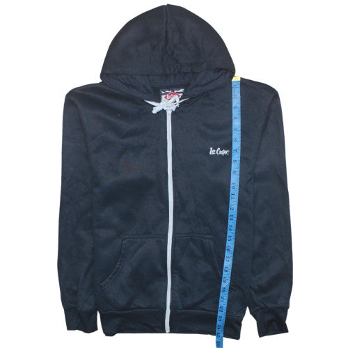 Mens UK Size M Lee Cooper Black Full Zip Hoodie