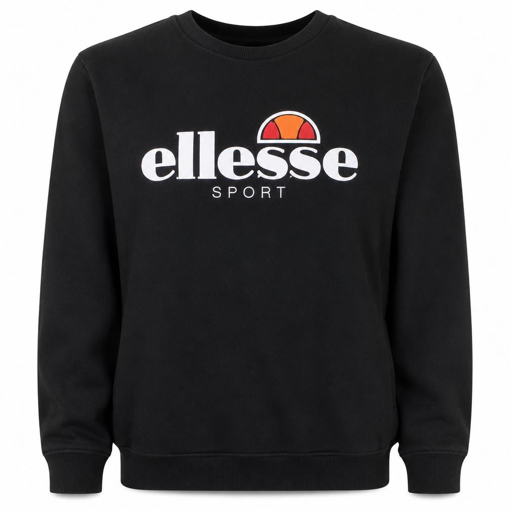 Womens UK Size 10 Ellesse Black Pullover Sweatshirt