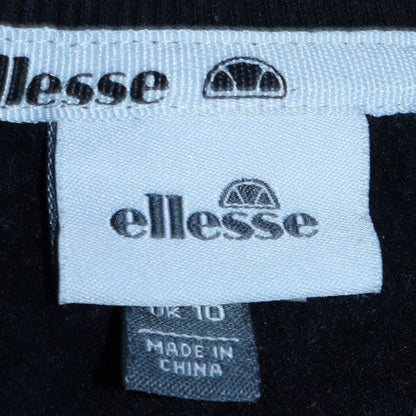 Womens UK Size 10 Ellesse Black Pullover Sweatshirt