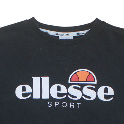 Womens UK Size 10 Ellesse Black Pullover Sweatshirt