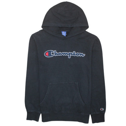 Mens UK Size XL Champion Black Pullover Hoodie