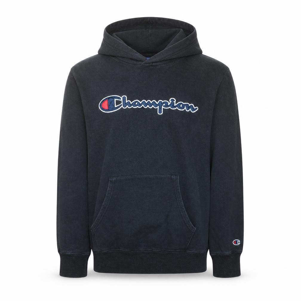 Mens UK Size XL Champion Black Pullover Hoodie