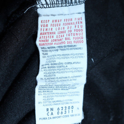 Mens UK Size 2XL Puma Black Full Zip Sweatshirt