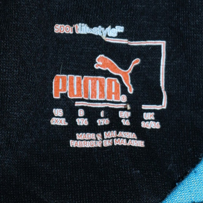 Mens UK Size 2XL Puma Black Full Zip Sweatshirt