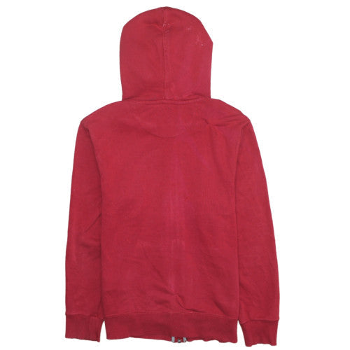 Teens UK Size L Nike Red Full Zip Hoodie