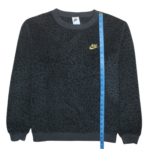 Womens UK Size L Nike Black Pullover Sweatshirt
