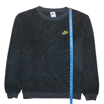 Womens UK Size L Nike Black Pullover Sweatshirt