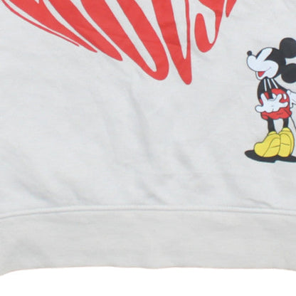 Womens UK Size S Disney White Pullover Sweatshirt