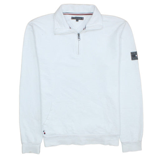 Mens UK Size XL Tommy Hilfiger White Pullover Sweatshirt