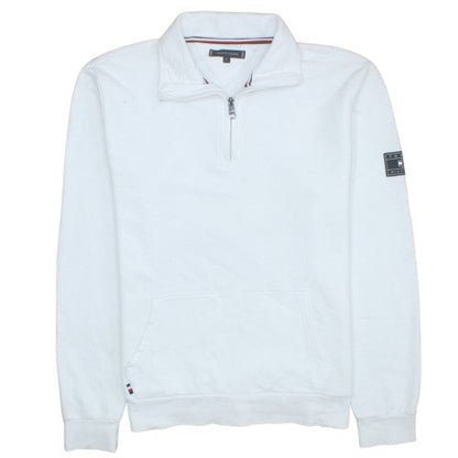 Mens UK Size XL Tommy Hilfiger White Pullover Sweatshirt