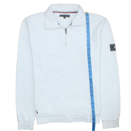 Mens UK Size XL Tommy Hilfiger White Pullover Sweatshirt