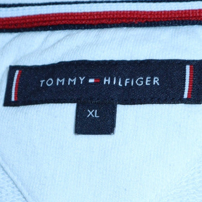 Mens UK Size XL Tommy Hilfiger White Pullover Sweatshirt