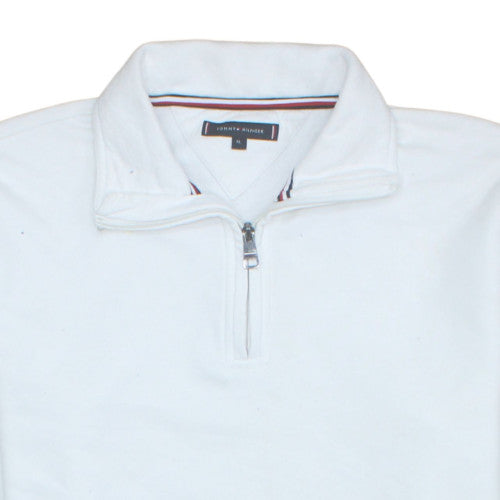 Mens UK Size XL Tommy Hilfiger White Pullover Sweatshirt