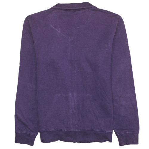 Mens UK Size S Carhartt Purple Full Zip Sweatshirt